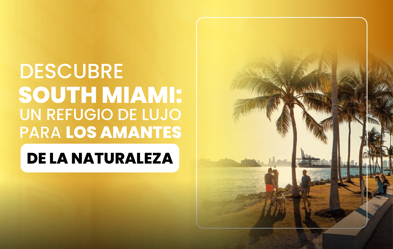 Descubre South Miami: un Refugio de lujo para los amantes de la naturaleza