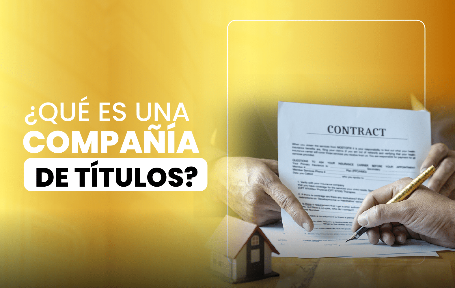 ¿Qué es una Compañía de Títulos?